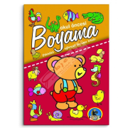 4E Boyama Kitabı Okul Öncesi Dev Boy Karatay Yayınevi