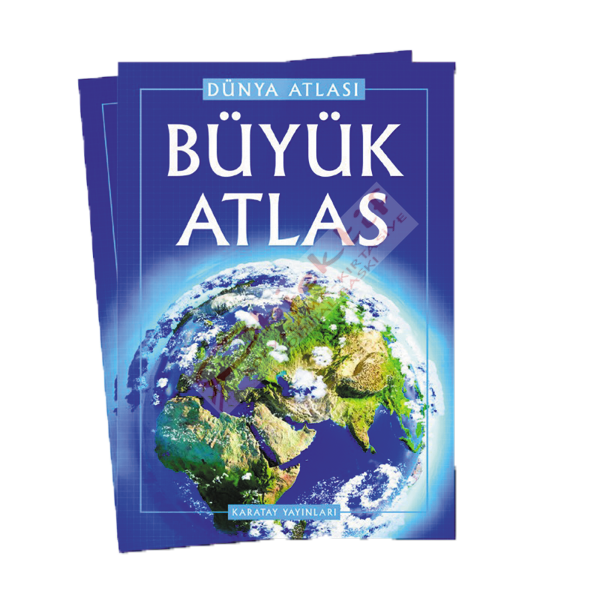 4E Atlas Büyük (Dünya Atlası) Karton Kapak Karatay Yayınevi