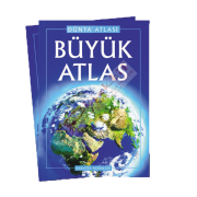 4E Atlas Büyük (Dünya Atlası) Karton Kapak Karatay Yayınevi