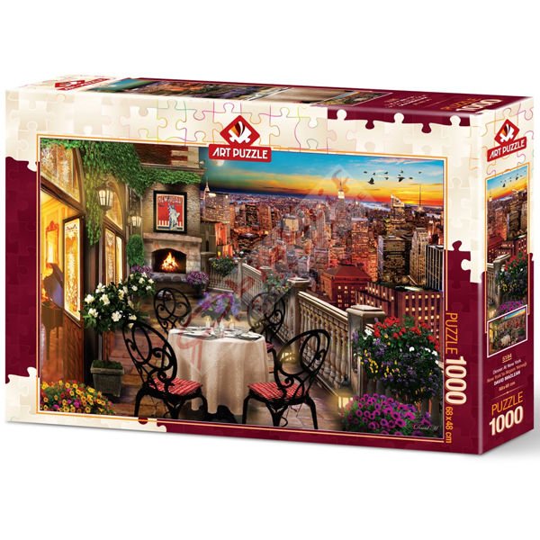 Art Puzzle 1000 Parça New YorkTa Akşam Yemeğİ 5184
