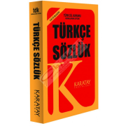 4E Sözlük Türkçe Plastik Kapak 1.Hamur Sarı Karatay Yayınevi