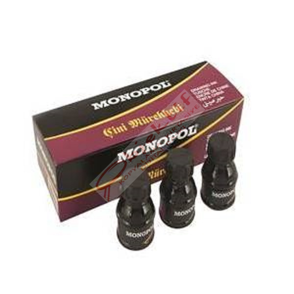 Monopol Çini Mürekkebi Cam Şişede Siyah