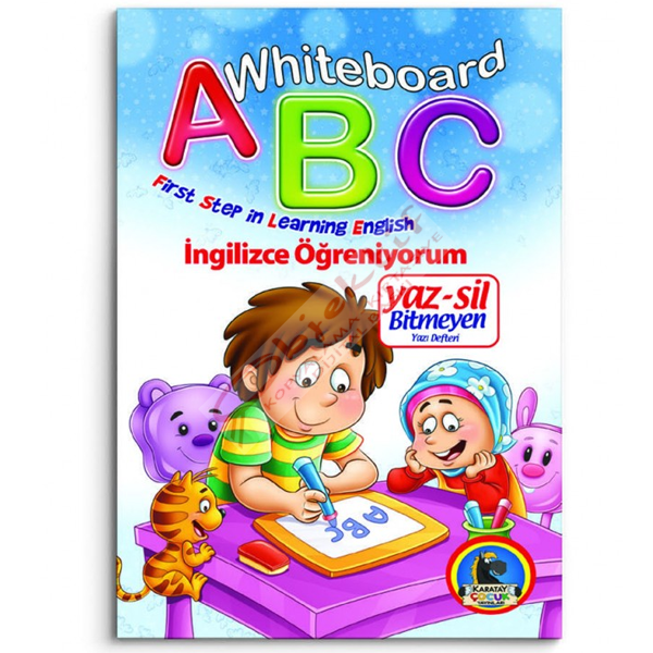 4E Defter Yaz-Sil Bitmeyen İngilizce Alfabeyi Öğreniyorum Karatay Yayınevi