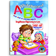 4E Defter Yaz-Sil Bitmeyen İngilizce Alfabeyi Öğreniyorum Karatay Yayınevi