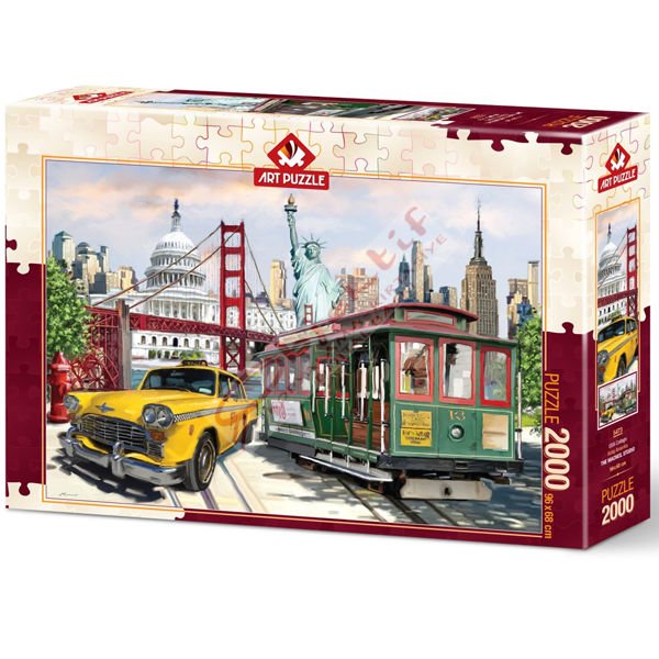 Art Puzzle 2000 Parça Kolaj Amerika 5473