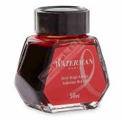 Waterman Dolma Kalem Mürekkebi Cam Şişede 50 ML Kırmızı S0110730