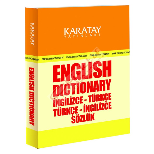 4E Sözlük İngilizce Karton Kapak 1.Hamur Karatay Yayınevi