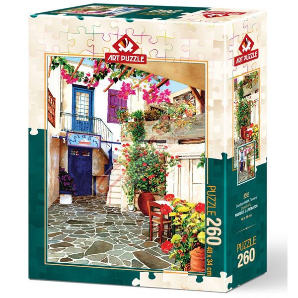 Art Puzzle 260 Parça Çiçekli Avlu 4581