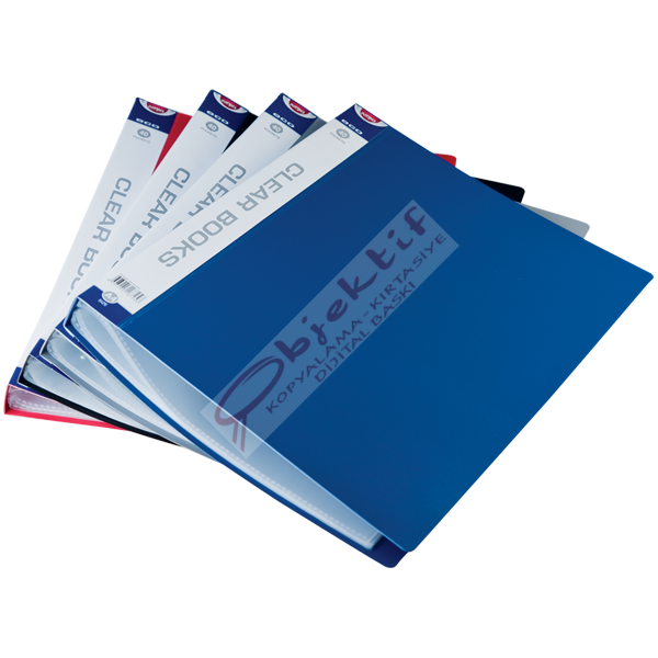 Noki Katalog (Sunum) Dosyası 20 Lİ A3 Siyah,Mavi,Kırmızı 64120 A3ECO