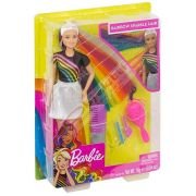 Barbie Gökkuşağı Renkli Saçlar Bebeği