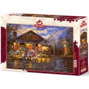 Art Puzzle 1000 Parça Motosikletçi 5190