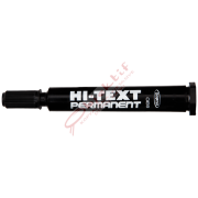 Hi-Text Markör Permanent Yuvarlak Uçlu Siyah 830PB