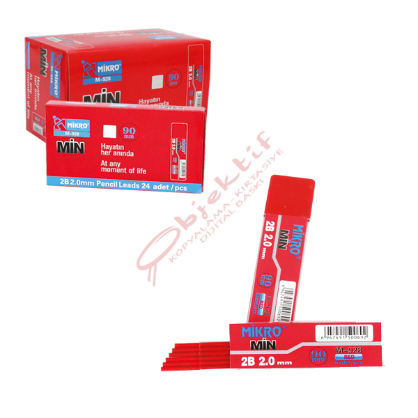 Mikro Teknik Min 2B 90 MM 2 MM Kırmızı M-928
