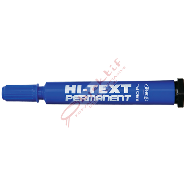 Hi-Text Markör Permanent Kesik Uçlu Mavi 830PC