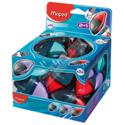 Maped Kalemtıraş Moondo Plastik Silgili Hazneli 24 LÜ 048111
