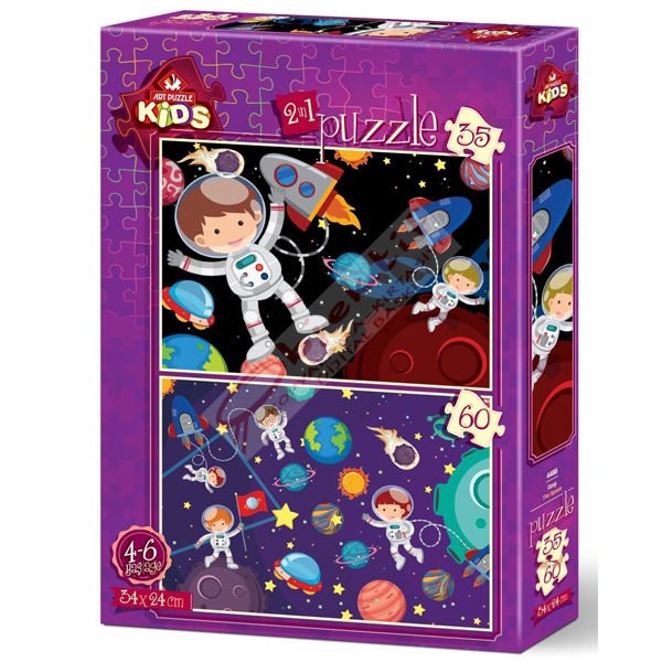 Art Puzzle Kıds 35/60 Parça Uzay 4495