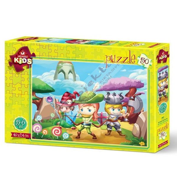 Art Puzzle Kıds 50 Parça Üç Küçük Kahraman 4501