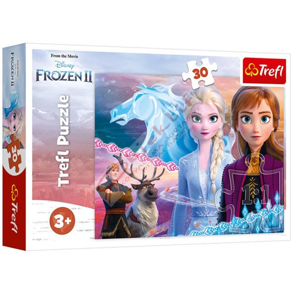 Trefl Puzzle 30 Parça 27x20 Cm The Courage Of The Sisters Disney Frozen Iı 18253
