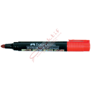 Faber-Castell Markör Permanent Jumbo Yuvarlak Uçlu Kırmızı 23