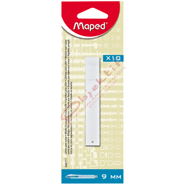 Maped Maket Bıçağı Yedek 9 MM 10 LU 640717