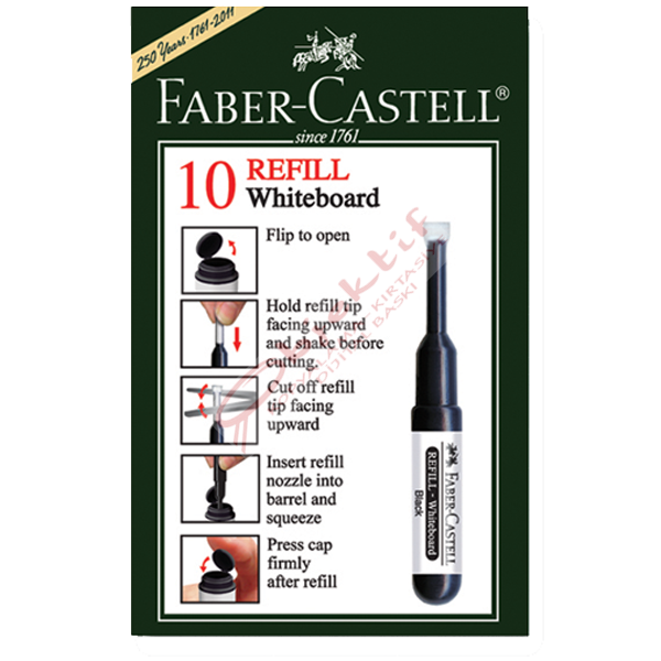 Faber-Castell Tahta Kalem Mürekkebi W20 Siyah 25 43 99