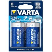 Varta Alkalin Büyük Boy Pil (D) High Energy 2 Lİ