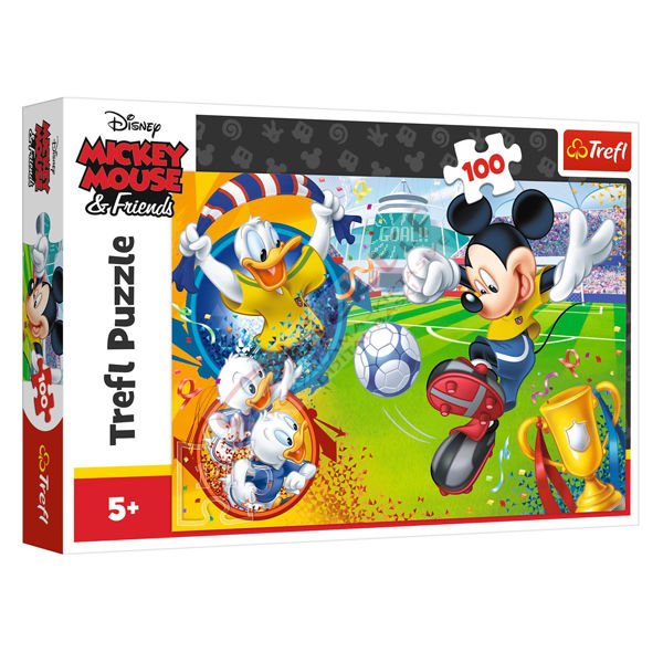 Trefl Puzzle 100 Parça Mıckey Mouse On The Fıeld 16353