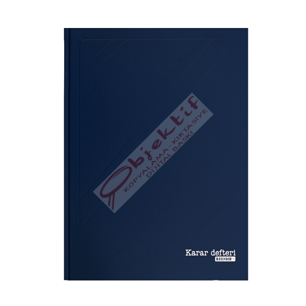 Bayındır Karar Defteri Ciltli 72 YP 24x34