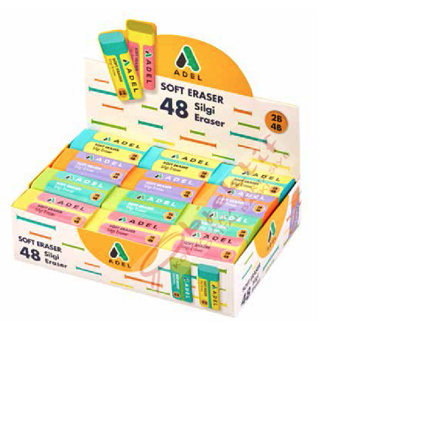 Adel Silgi Soft Eraser 2B/4B 48 Lİ 227 0000 007