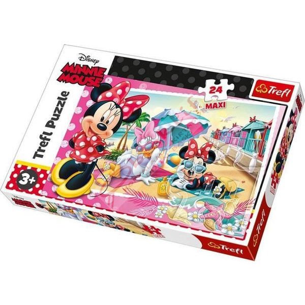 Trefl Puzzle 24 Parça Dev Mınnıe Mouse Holıday  14292