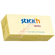 Hopax Stıckn Yapışkanlı Not Kağıdı 100 YP 35x51 Pastel Sarı 21530