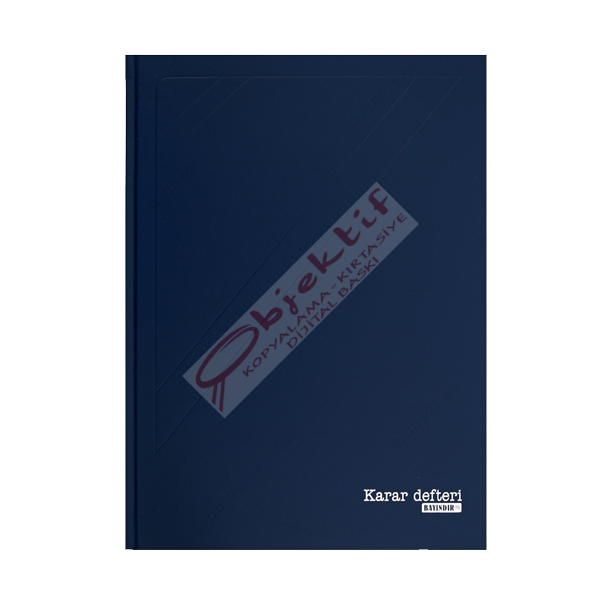 Bayındır Karar Defteri Ciltli 144 YP 24x34