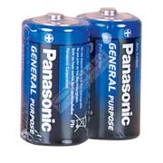 Panasonic Çinko Karbon Orta Boy Pil (C)  R14BE/2PS