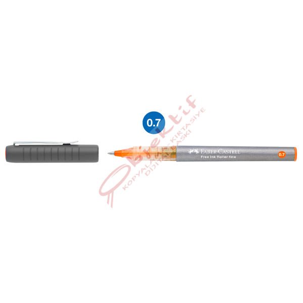 Faber-Castell Roller Kalem Free Ink 0.7 MM Turuncu 34 81 15