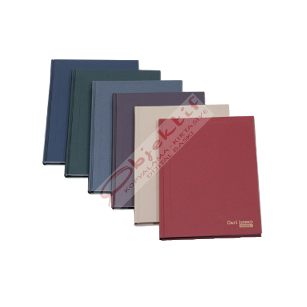 Bayındır Cari Hesap Defteri Dikey Ciltli 120 YP 20x28