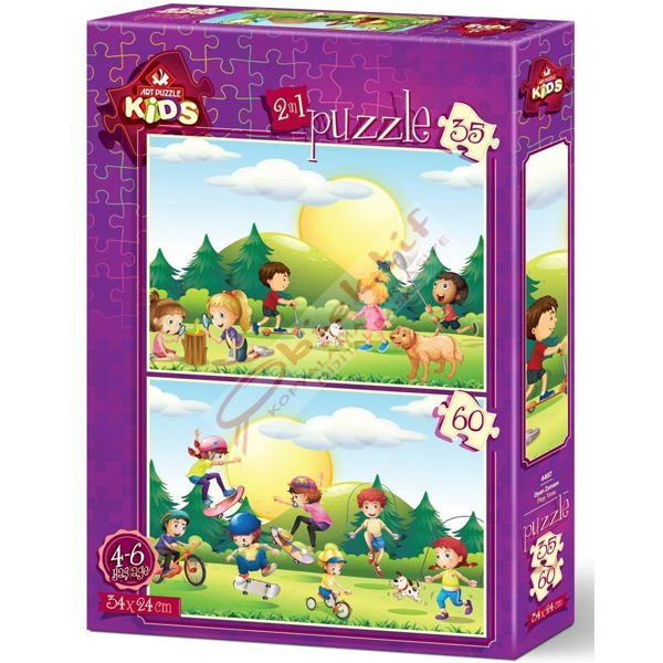 Art Puzzle 35+60 Parça Oyun Zamanı 4497