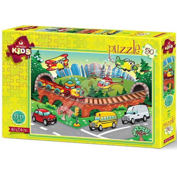 Art Puzzle 50 Parça Trafik 4504