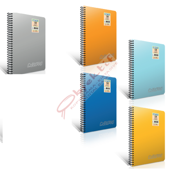 Gıpta Spiralli Defter Chromo Plastik Kapak Çizgili 100 YP A4 1491