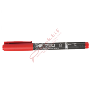 Hi-Text Asetat Kalemi Permanent M Seri Kırmızı 780