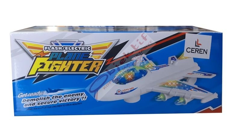Ctoy Işıklı Sesli Ve Pilli Uçak 6271