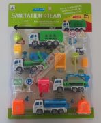 Ctoy Kartelada Temizlik Kamyonları Seti 225-8830