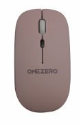 Onezero Ms-04 Pembe Bluetooth Mouse Şarjlı (Açma Kapama Tuşlu)