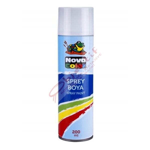 Nova Color Sprey Boya 200 ML Beyaz NC-804