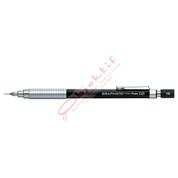 Pentel Çizim Kalemi Graph 600 0.5 MM Siyah PG605-A