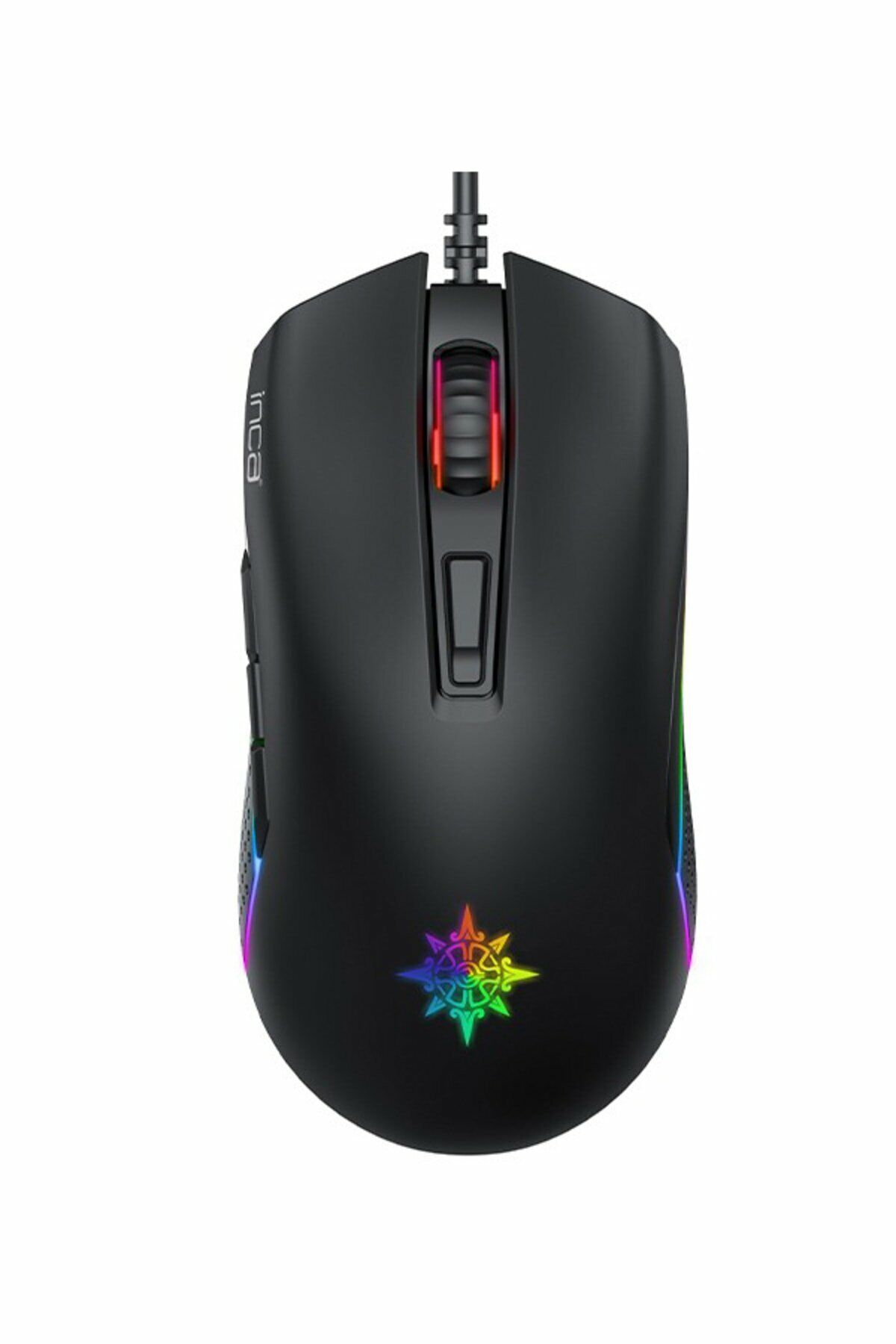 İnca IMG-GT14 Siyah Rgb 7 Keys Dpı3600 Kablolu Mouse 1,5Mt Örgülü Saf Bakır Kablo(3 Milyon Tuş Ömrü)