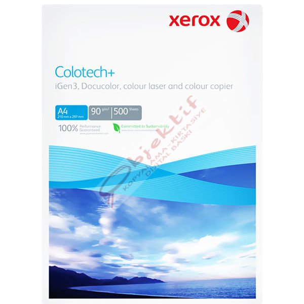 Xerox Fotokopi Kağıdı Gramajlı Laser-Copy-Inkjet Colotech 500 LÜ A4 90 GR Beyaz 003R94641
