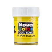 Nova Color Guaj Boya Şişe 12 Lİ Sarı NC-103