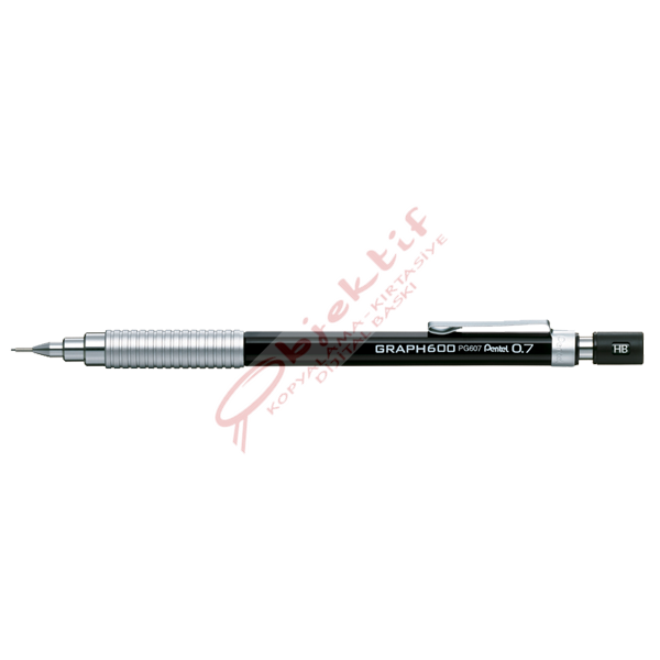 Pentel Çizim Kalemi Graph 600 0.7 MM Siyah PG607-A