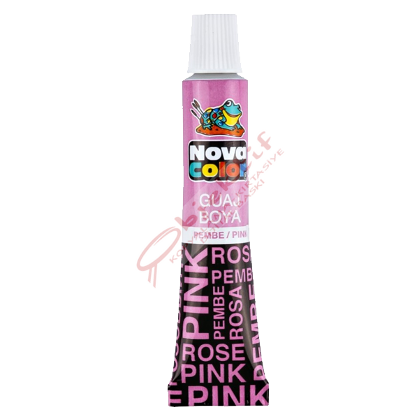 Nova Color Guaj Boya Tüp 12 Lİ Pembe NC-124