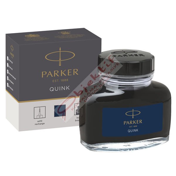 Parker Dolma Kalem Mürekkebi Quink 57 ML Mavi-Siyah 1950378